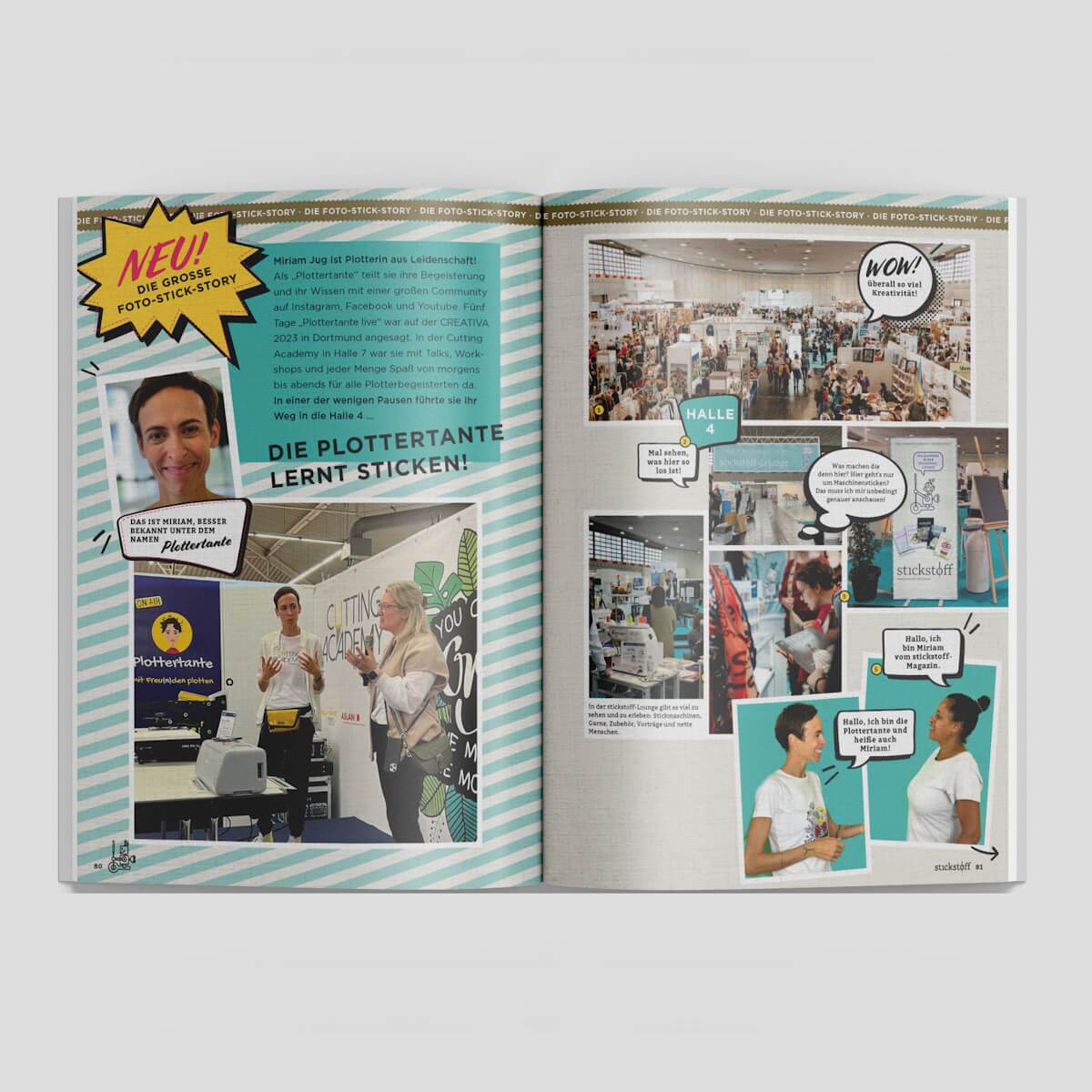 stickstoff-Magazin – Maschinensticken mit
Leidenschaft - Ausgabe 06 stickstoff-Magazin – Maschinensticken mit
Leidenschaft - Ausgabe 06