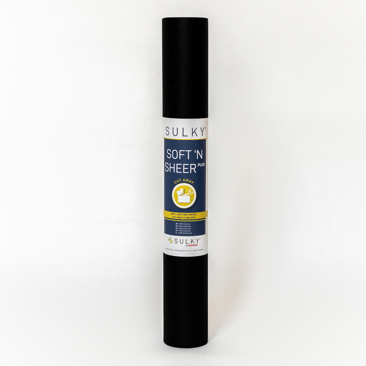 SULKY SOFT´N SHEER PLUS schwarz, 50cm x 5m