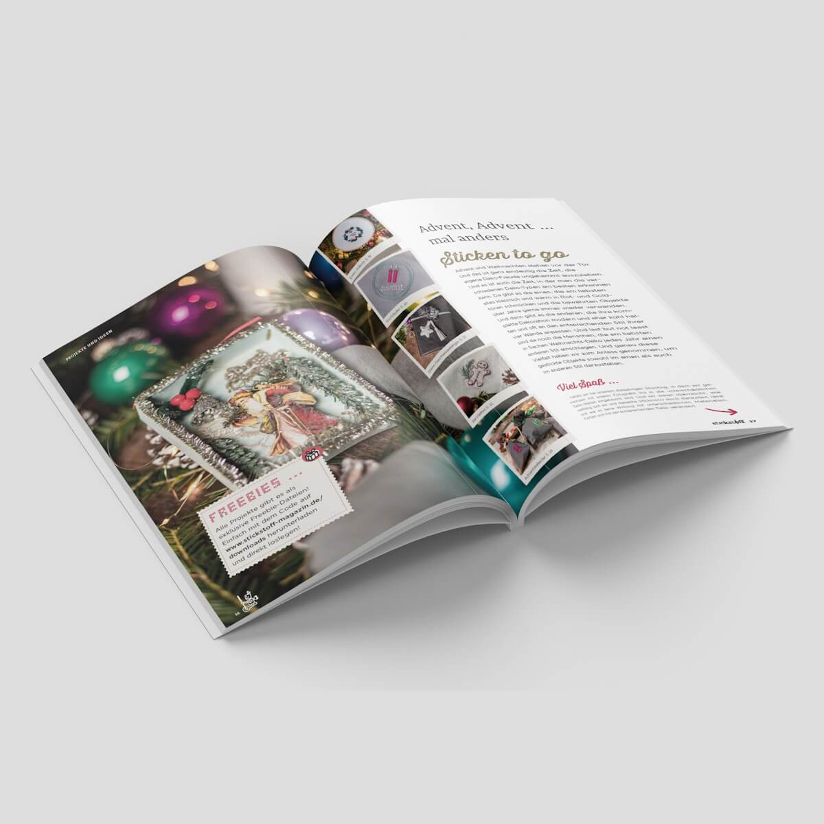 stickstoff-Magazin – Maschinensticken mit
Leidenschaft - Ausgabe 06 stickstoff-Magazin – Maschinensticken mit
Leidenschaft - Ausgabe 06