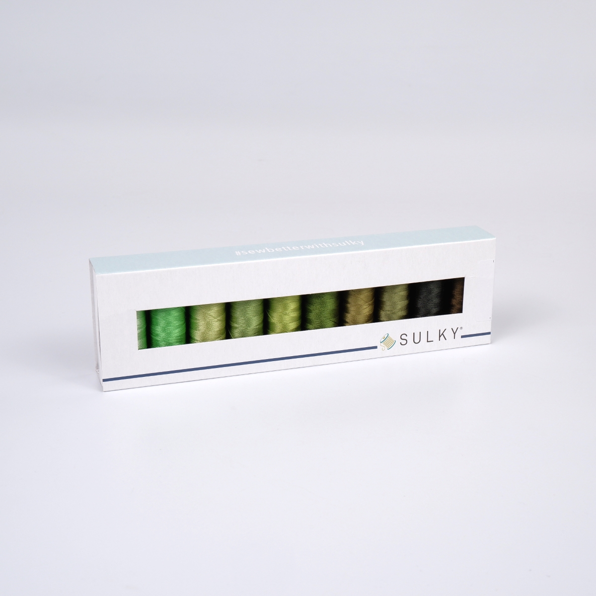 SULKY RAYON 40 - GREENERY (10x 225m
Snap Spulen) SULKY RAYON 40 - GREENERY (10x 225m
Snap Spulen)
