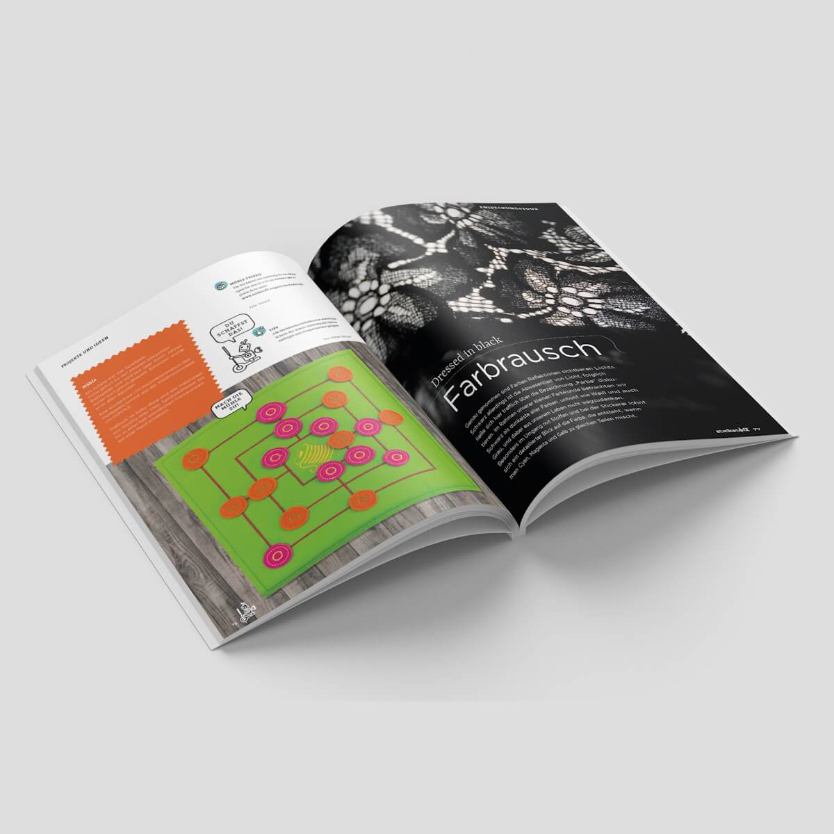 stickstoff-Magazin – Maschinensticken mit
Leidenschaft - Ausgabe 06 stickstoff-Magazin – Maschinensticken mit
Leidenschaft - Ausgabe 06
