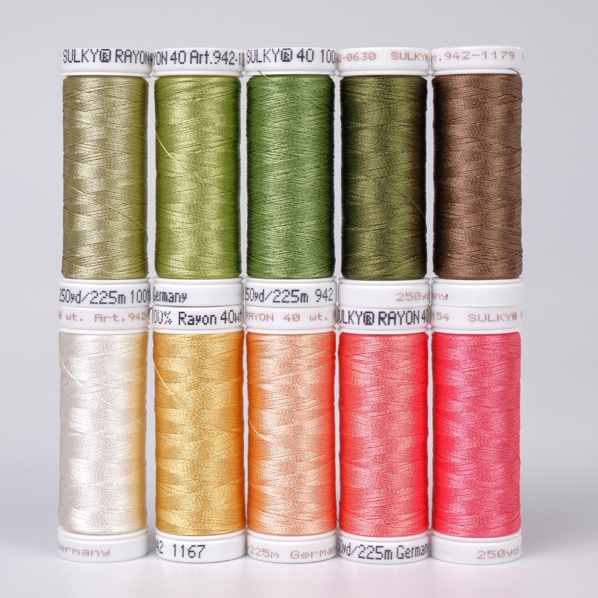 SULKY RAYON 40 - SPRINGTIME (10x 225m
Snap Spulen)