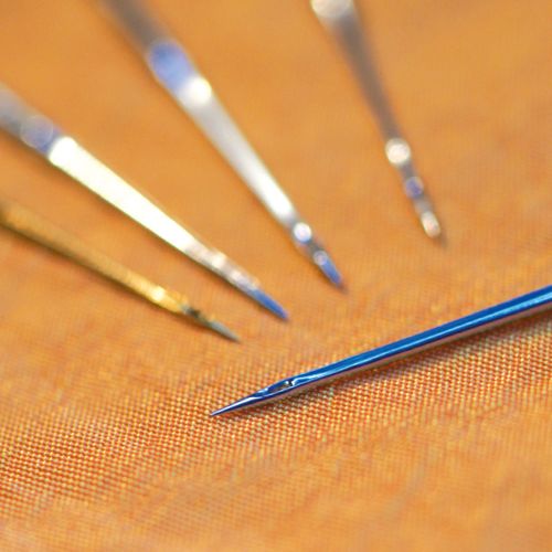 Needles DBxzST (S) SES -  metallic thread
(light/medium ball point) - Size 75
