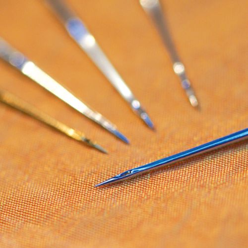 Needles DB x K5 coated with titanium-nitride, SES (medium ball point) - Size 70