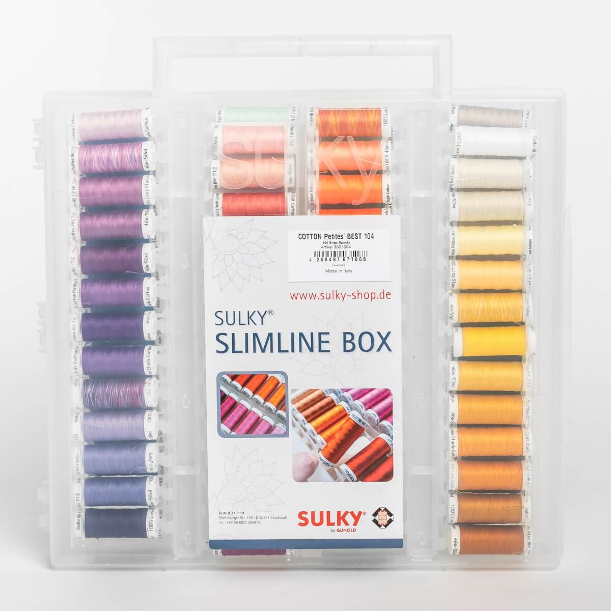 SULKY ORIGINAL SLIMLINE BOX - COTTON Petites´ BEST 104