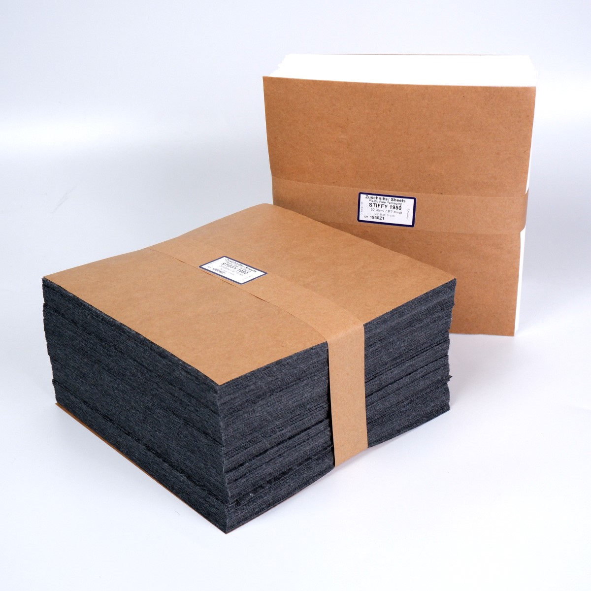 Pre-cuts - STIFFY 1950 white, 20x20cm, +/-
2%, 250 sheets