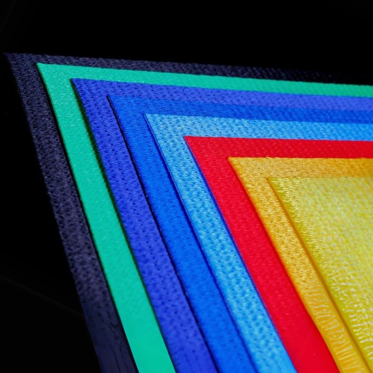 STEP "coloured" - Fabric in embroidery look -
Clearance sale