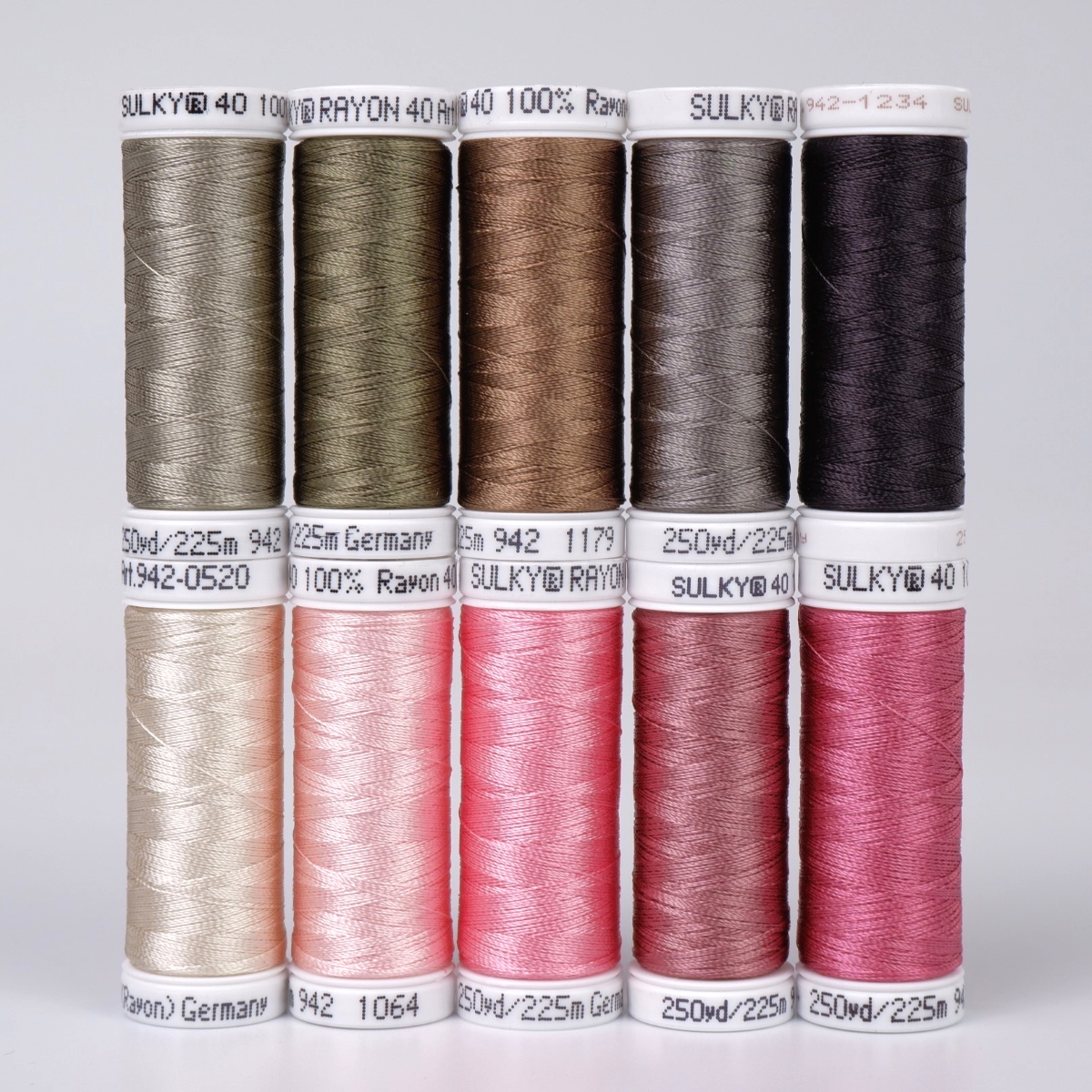 SULKY RAYON 40 - I LOVE SEWING (10x 225m
Snap Spulen)