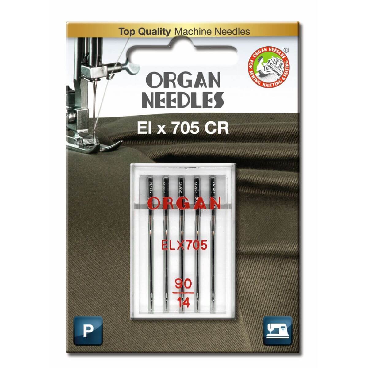Organ Needles EL x 705 Chromium Stärke 90