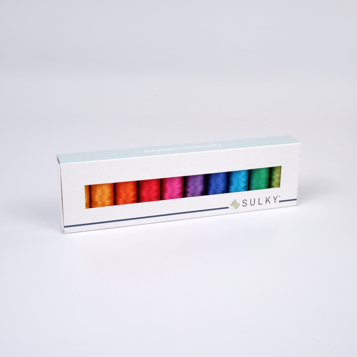 SULKY RAYON 40 - COLOUR WHEEL (10x
225m Snap Spulen) SULKY RAYON 40 - COLOUR WHEEL (10x
225m Snap Spulen)