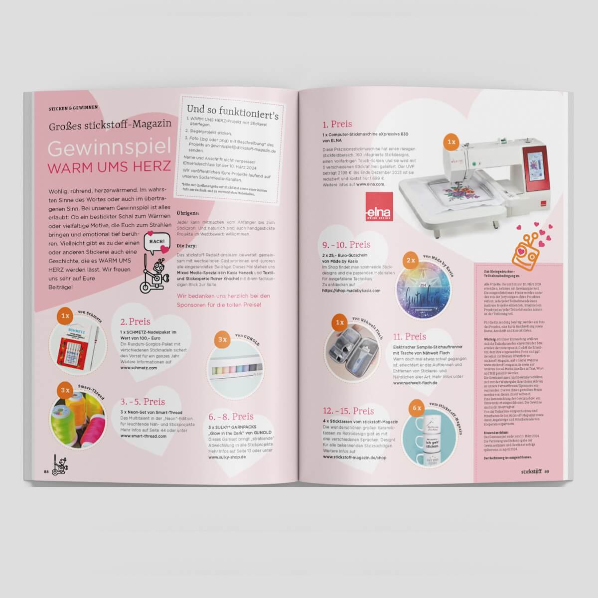 stickstoff-Magazin – Maschinensticken mit
Leidenschaft - Ausgabe 06 stickstoff-Magazin – Maschinensticken mit
Leidenschaft - Ausgabe 06