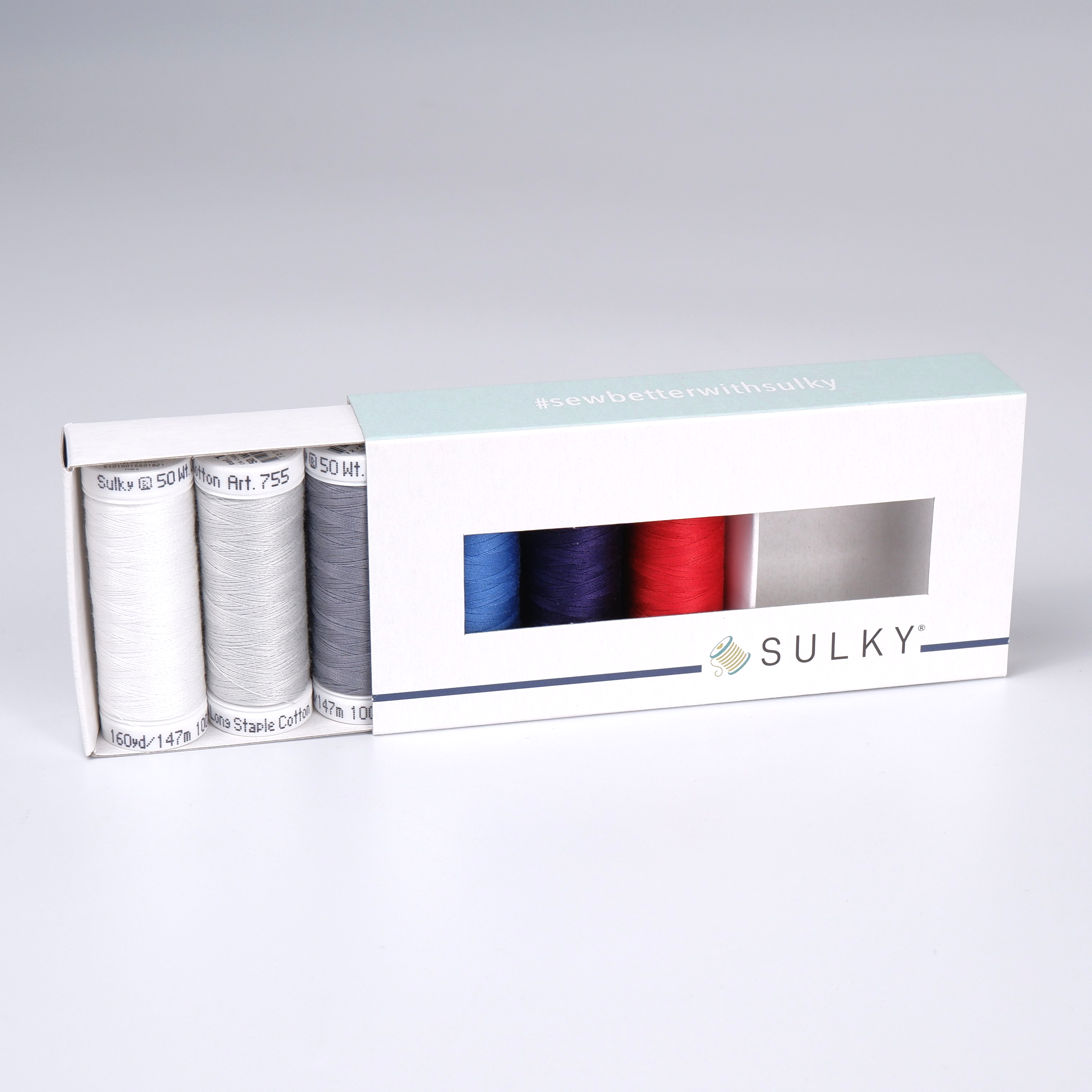 SULKY COTTON 50 - INDEPENDENCE DAY (6x
147m Snap Spulen) SULKY COTTON 50 - INDEPENDENCE DAY (6x
147m Snap Spulen)